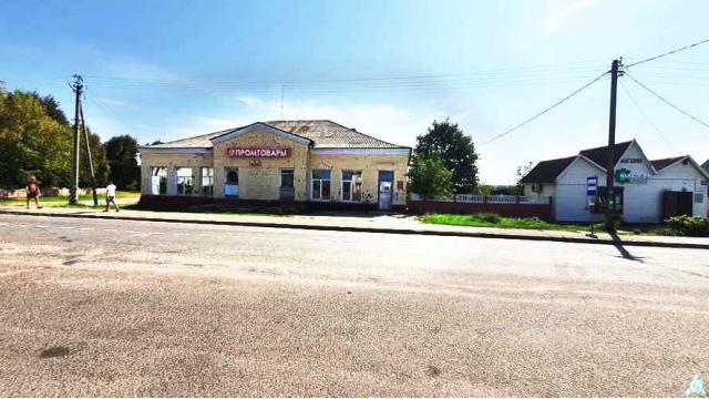 Капитальное строение с инв. №602/C-244510, магазин пл. 307,2 кв.м. (Минская обл., Пуховичский р-н, аг.Пуховичи, ул. Советская, 48В)