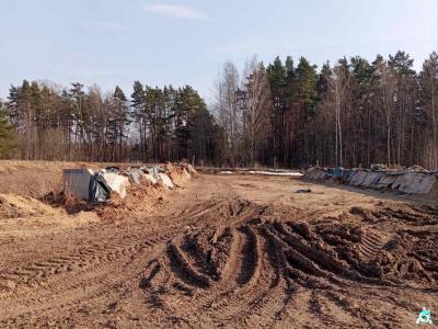 Сенажная траншея в д.Ивесь, инв. №1209 (Витебская обл., Глубокский р-н, Псуевский с/с, вблизи д.Ивесь)