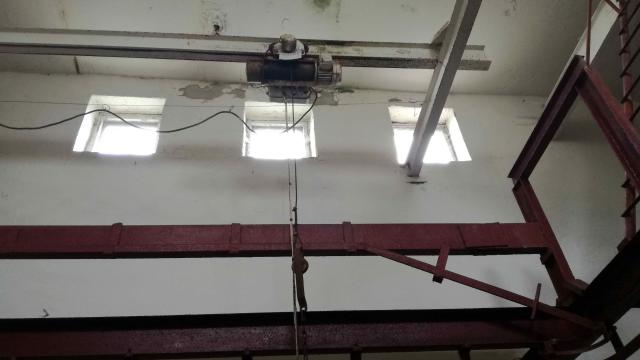 Подвесная система скотоубойного цеха с 4 электрическими тельферами (г.Глубокое, ул. Ленина, 131В)