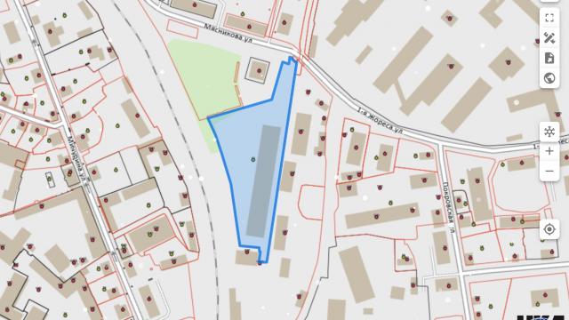 Комплекс 5 зданий торговой базы (АБК, склады и гаражи) общей пл. 2883,6 кв.м. с сетями и благоустройством территории, расположенных на земельном участке пл. 0,9684 га (Витебская обл., г.Витебск, ул. Мясникова, 4А)