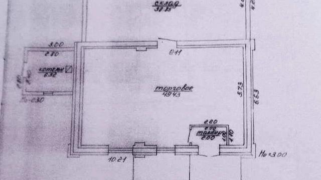 Капитальное строение с инв. №724/C-10800, магазин пл. 96,8 кв.м. (Могилевская обл, Славгородского р-на, д.Васьковичи)