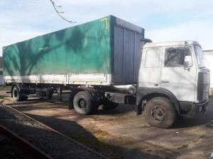 Полуприцеп бортовой тентовый МАЗ 93802 0, 2012 г.в., рег. знак А 3795 В-1 (Брестская обл., г.Иваново, ул. Первомайская, 6)