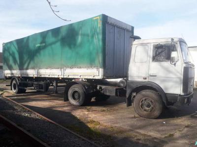 Полуприцеп бортовой тентовый МАЗ 93802 0, 2012 г.в., рег. знак А 3795 В-1 (Брестская обл., г.Иваново, ул. Первомайская, 6)