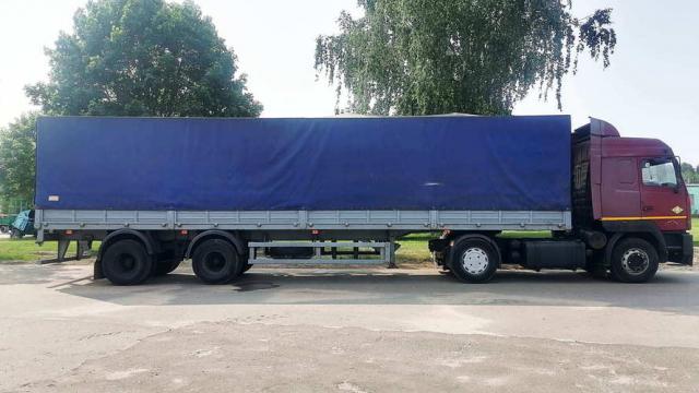 Полуприцеп бортовой МАЗ-938660, 2009 г.в., рег. знак 0818 АА-6 (Могилевская обл., Хотимский р-н, г.п.Хотимск, ул. Льнозаводская, 9)