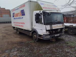Автомобиль грузовой фургон MERSEDES-BENZ 816 (разукомплектован), рег. знак АМ 0943-2 (Витебская обл., г.Орша, ул. В.Ленина, 172А)
