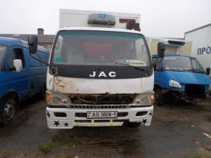 Автомобиль грузовой рефрижератор JAC HFC 1063K, 2013 г.в., рег. знак АО 3806-5 (Минская обл., Дзержинский р-н, г.Дзержинск, ул. Северная, 1)