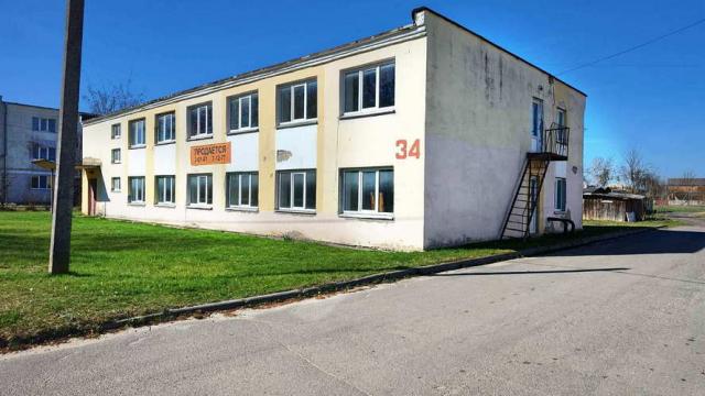 Капитальное строение с инв. №121/C-14859, общежитие пл. 506,3 кв.м. (Брестская обл., г.Дрогичин, ул. Освобождения, 34)