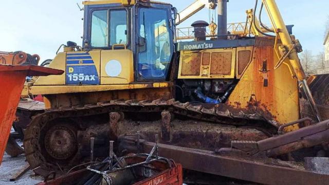 Бульдозер гусеничный KOMATSU D155AX-6 в комплекте с ЗИП, 2010 г.в., (Минская обл., г.Минск, ул. Промышленная, 11А)