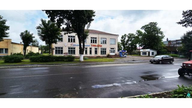 Капитальное строение с инв. №220/C-14817, магазин «Универмаг» пл. 590,7 кв.м. (Витебская обл., Глубокский р-н, г.п.Подсвилье, ул. Советская, 35)