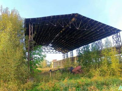 Навес с металлическим основанием (Витебская обл., Браславский р-н, д.Гирейши)