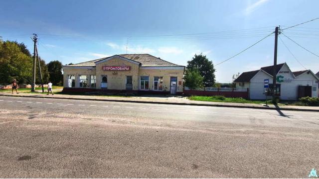 Капитальное строение с инв. №602/C-244510, магазин пл. 307,2 кв.м. (Минская обл., Пуховичский р-н, аг.Пуховичи, ул. Советская, 48В)