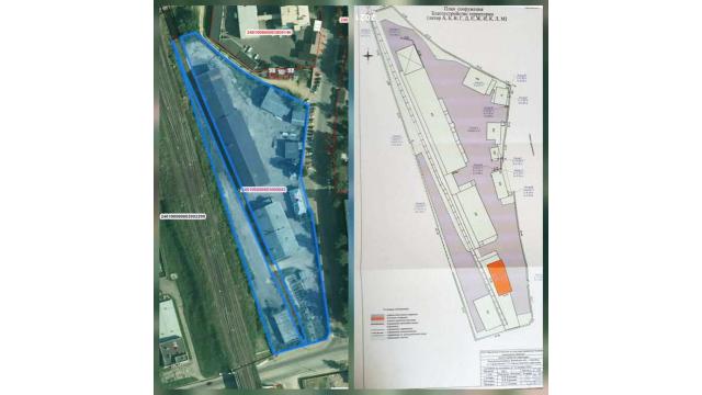 Комплекс 7 зданий торговой базы (АБК, магазин, склады и гаражи) общей пл. 3885,8 кв.м. с сетями и благоустройством территории, расположенных на земельном участке пл. 1,3306 га (Витебская обл., г.Витебск, ул. Горбачевского, 25)