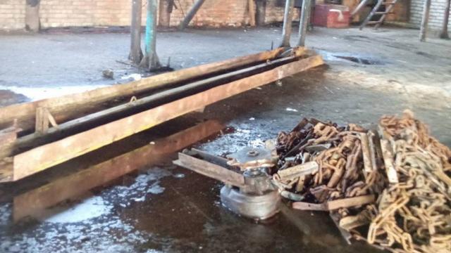 Конвейер навозоуборочный ТСН-160, инв. №1516 (Витебская обл., Глубокский р-н, аг.Псуя, ул. Ленина, 45)