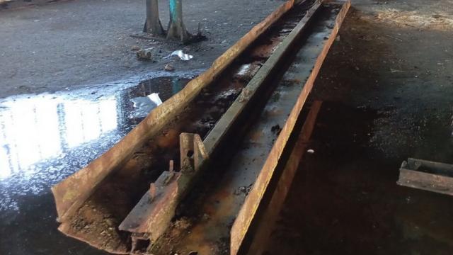 Конвейер навозоуборочный ТСН-160, инв. №1517 (Витебская обл., Глубокский р-н, аг.Псуя, ул. Ленина, 45)