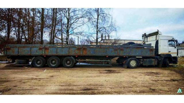 Единый лот: автомобиль грузовой седельный тягач МАЗ-5440А8-360-031, 2014 г.в., рег. знак АК 0662-2 с полуприцепом бортовым МАЗ 975800-2010, 2015 г.в., рег. знак А 8000 А-2 (Витебская обл., г.Витебск, ул. Ленинградская, 193А)