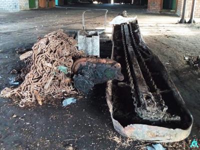 Конвейер навозоуборочный ТСН-160, инв. №1518 (Витебская обл., Глубокский р-н, аг.Псуя, ул. Ленина, 45)