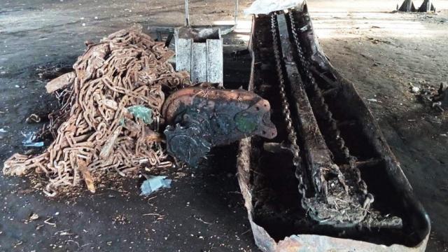 Конвейер навозоуборочный ТСН-160, инв. №1518 (Витебская обл., Глубокский р-н, аг.Псуя, ул. Ленина, 45)