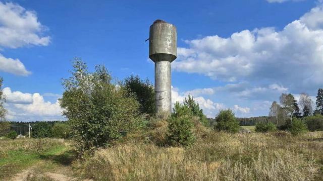 Водонапорная башня в д.Веретеи, инв. №140 (Витебская обл., Докшицкий р-н, Бегомльский с/с, вблизи д.Веретеи)
